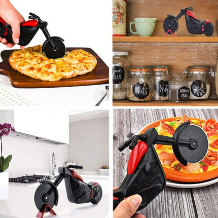 قطاعة بيتزا شكل دراجة نارية Motorcycle Pizza Cutter