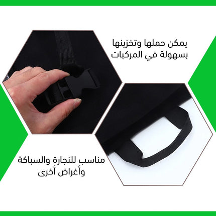 حقيبة أدوات قابلة للطي متعددة الأغراض من قماش Multipurpose Foldable Canvas Tool Bag