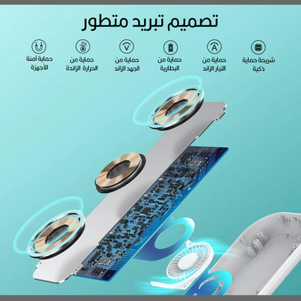 شاحن لاسلكي ثلاثي مغناطيسي 3 في 1 3 in1 Magnetic Triple Wireless Charger