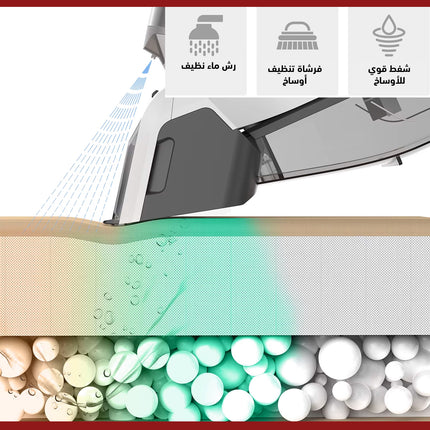 جهاز تنظيف البقع المحمول مع سرعتين قابلتين للتعديل dsp Handheld Spot Cleaner KD2049