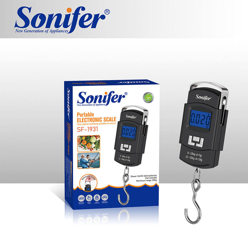 ميزان إلكتروني محمول للسفر Sonifer Digital Hanging ScaleSF-1931