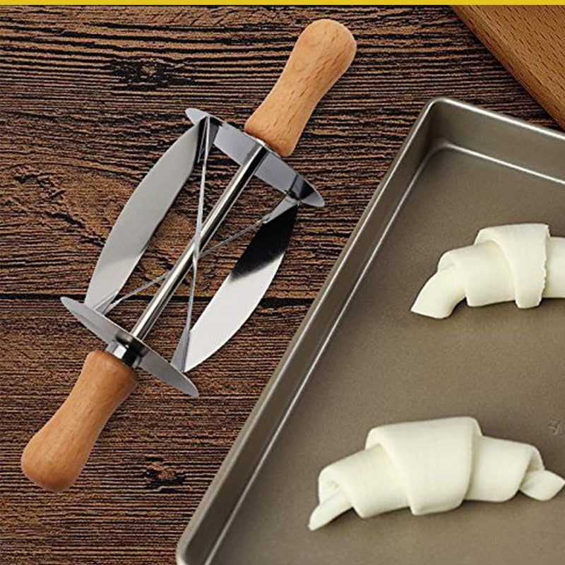 قطاعة عجينة كروسان الفولاذية Croissant Cutter