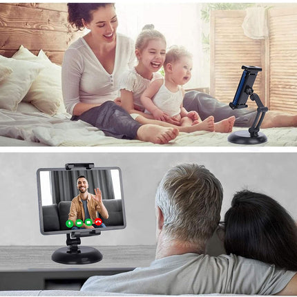 حامل الموبايل و التابلت المعدني (حر الحركة ) Adjustable Desktop Phone Holder