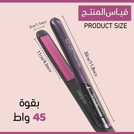 ستريتنر تصفيف الشعر الكهربائي Enzo Professional hair straighteningEN-3119