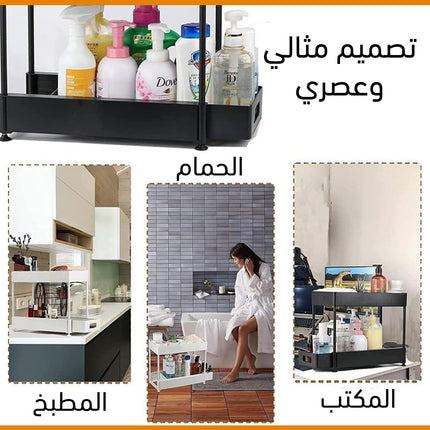 أرفف تخزين قابلة للسحب pull-out storage shelves
