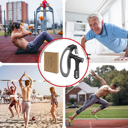 مقبض ليكورفو لتمرين اليد بقوه من 10-100ك Leikurvo Hand Trainer Forearm