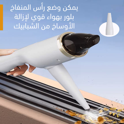 مكنسة محمولة باليد لإزالة العث قابلة لإعادة الشحن Household car vacuum cleaner large suction mite removal
