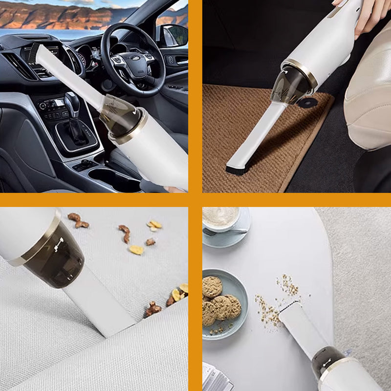 مكنسة محمولة باليد لإزالة العث قابلة لإعادة الشحن Household car vacuum cleaner large suction mite removal