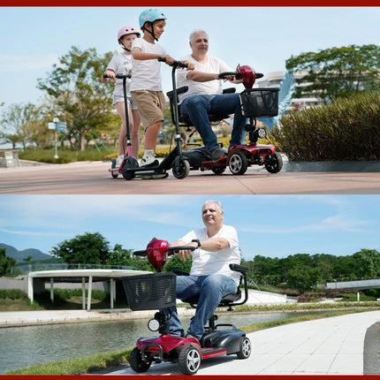 سكوتر شحن متنقل متوسط الحجم قابل للطي Medium-sized foldable portable charger scooter