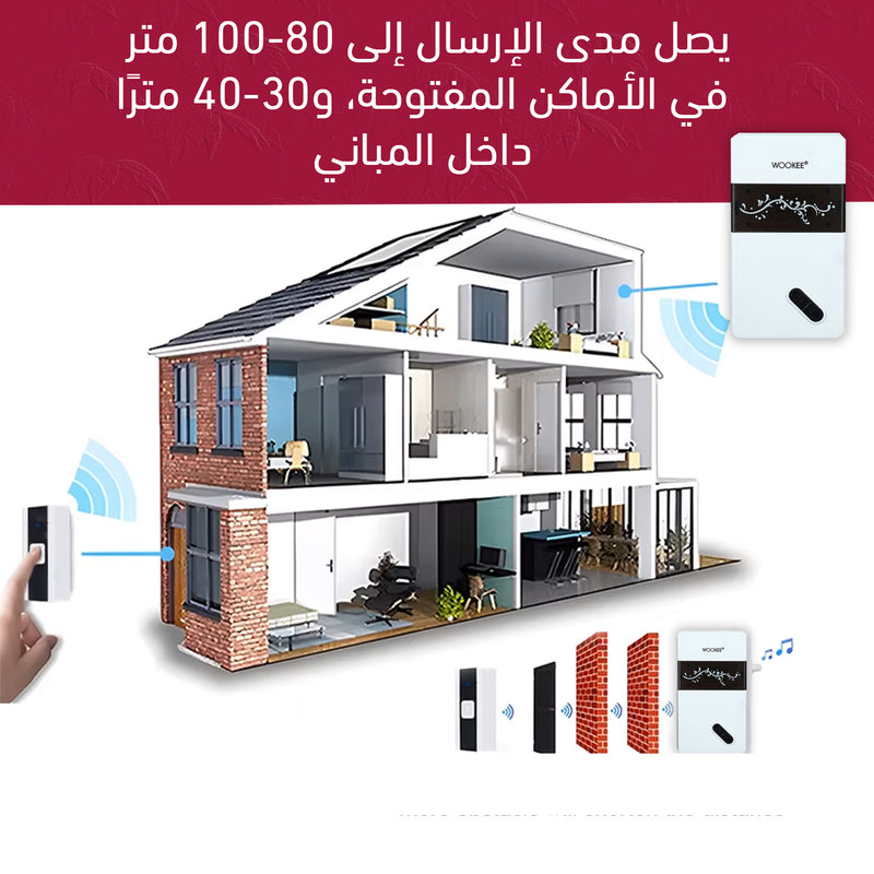 جرس منزلي لاسلكي Ringtones Bell Factory Direct Supply Wireless