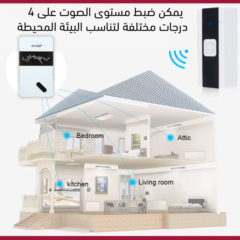 جرس منزلي لاسلكي Ringtones Bell Factory Direct Supply Wireless