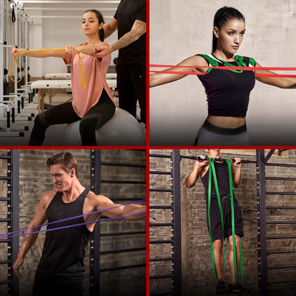 مجموعة أحبال مقاومة رياضية (Resistance Bands Set