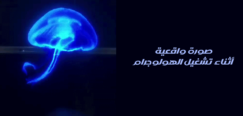 هولوجرام لعرض ثلاثي الابعاد 3D Hologram FAN