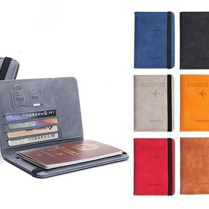 محفظة لجواز السفر والبطاقات passport and card wallet