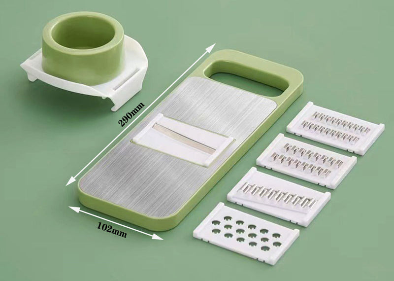 قطاعة ومبشرة ستانلس مع قطعة أمان Stainless Steel Slicer And Grater