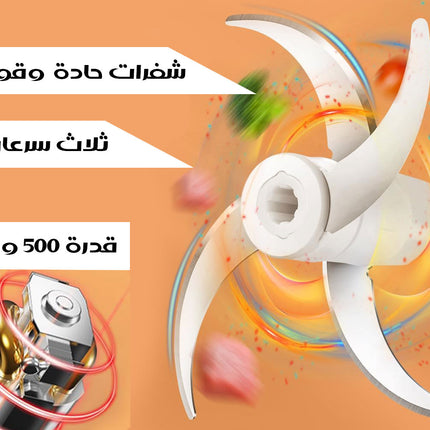 محضرة طعام وعجانة ومفرمة وخلاط احترافية rnkda blender ChopperDB-A2705