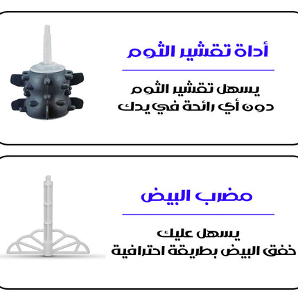 محضرة طعام وعجانة ومفرمة وخلاط احترافية rnkda blender ChopperDB-A2705