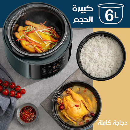 طنجرة ضغط كهربائية ذكية 6 لتر sonifer eLECTRIC PRESSURE COOKER sf-4031