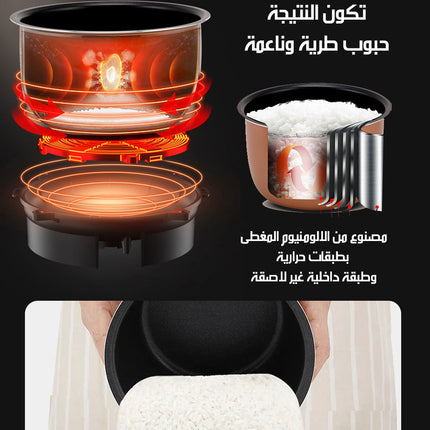 طنجرة ضغط كهربائية ذكية 6 لتر sonifer eLECTRIC PRESSURE COOKER sf-4031