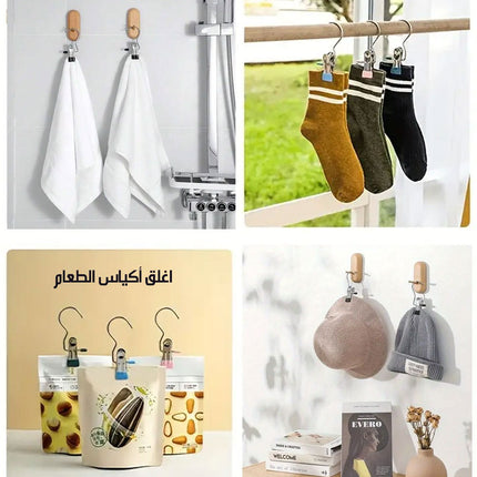 لاقة بملقط متعددة الاستخدامHanging clips hooks