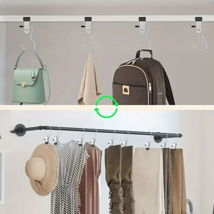لاقة بملقط متعددة الاستخدامHanging clips hooks