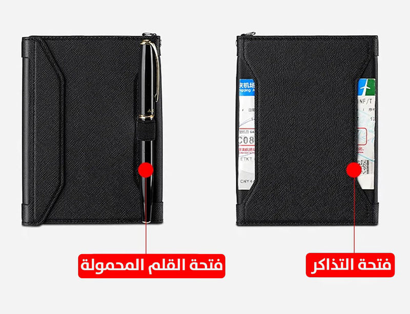 حقيبة بطاقات جواز السفر متعددة الوظائف Multi-functional Passport Card Holder