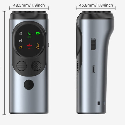 جهاز طرد و تهدئة الكلاب مع اضاءة Ultrasonic Dog Repeller