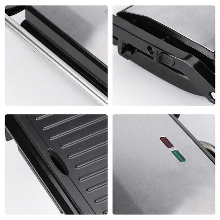 شــــوايـــــة كهــربــائيـــــة 750 واط بسطح غير لاصق Electric Grill 750W With Non-Stick Surface
