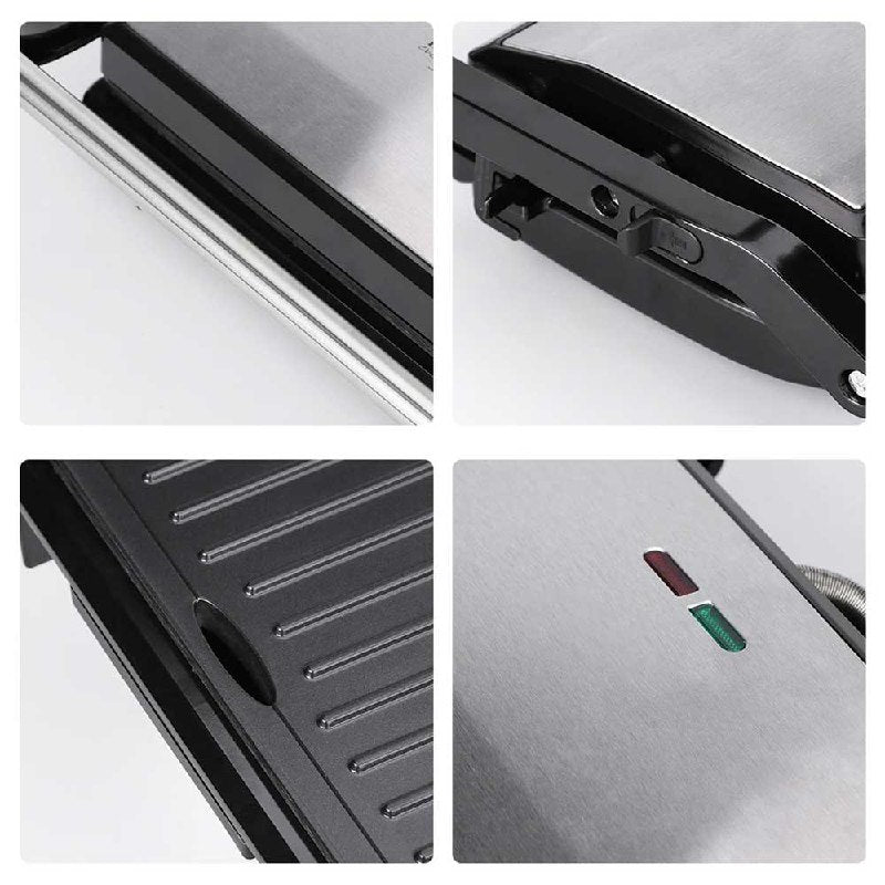 شــــوايـــــة كهــربــائيـــــة 750 واط بسطح غير لاصق Electric Grill 750W With Non-Stick Surface