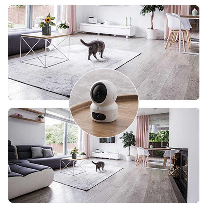 كاميرا مراقبه بانورامية بعدستين للمراقبه Dual-Lens Panoramic Surveillance Camera
