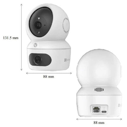 كاميرا مراقبه بانورامية بعدستين للمراقبه Dual-Lens Panoramic Surveillance Camera