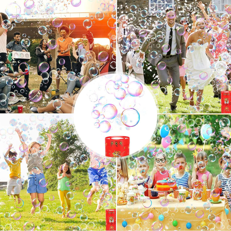 آلة فقاعات الصابون الاوتوماتيكية على شكل العاب نارية شحن Bubble Machine