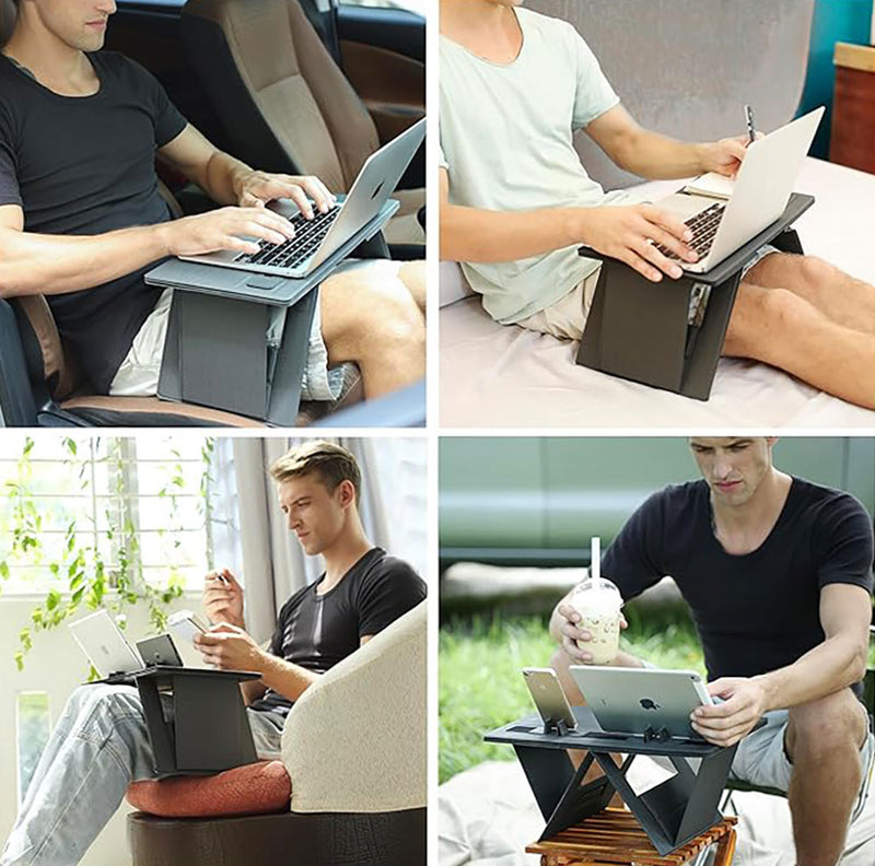 قاعدة لابتوب قابلة للطي متعدد الحركات Foldable Laptop Lap Desk Bed Desk