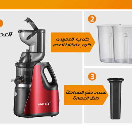 عصارة كهربائية Haley Slow JuicerHY-606