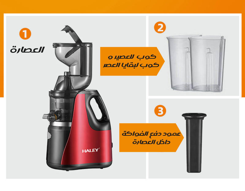 عصارة كهربائية Haley Slow JuicerHY-606