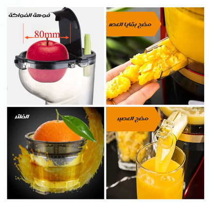 عصارة كهربائية Haley Slow JuicerHY-606