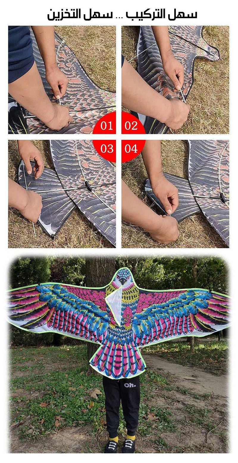 طائرة الصقر الورقية بأحجام كبيرة Huge Eagle Kite