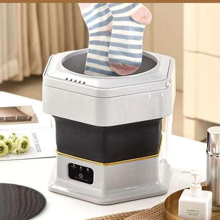 غسالة و نشافة كهربائية صغيرة قابلة للطي Small Foldable Washing Machine