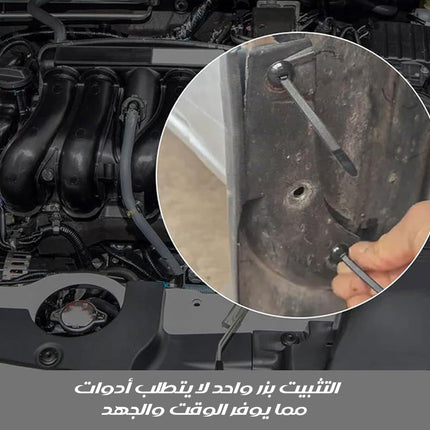 مشبك كوابل مزودة بمسمار و حزقة Nylon Universal Cable Tie Buckle