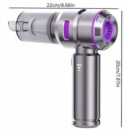 مكنسة يدوية لاسلكية محرك قوي مع فلتر HEPA للتنظيف Cordless Handheld Vacuum Cleaner Powerful Motor, HEPA Filter, Wireless