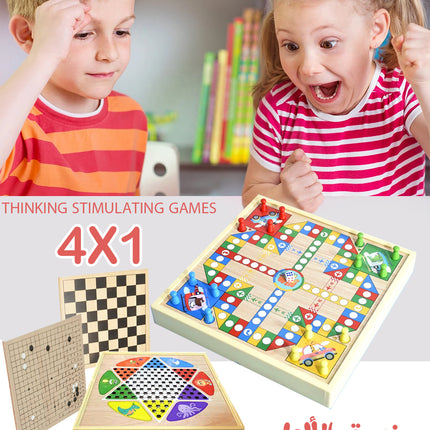4x1 صندوق الألعاب مجموعة ألعاب لتحفيز التفكير Thinking Stimulating Games