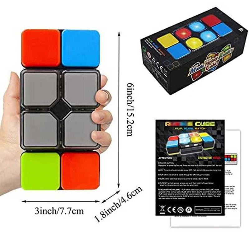 مكعب ألغاز سحرى ذكي بموسيقي مضادة للتوتر Smart Musical Puzzle Cube Anti-Stress Toy