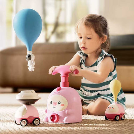 لعبة قاذف بالونات وصواريخ للأطفال Balloon & Rocket Launcher Toy For Kids