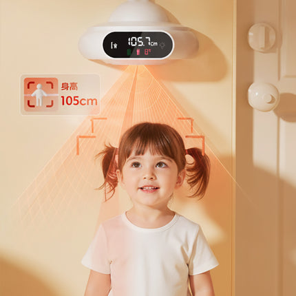 جهاز قياس الطول بالأشعة تحت الحمراء مع اضاءة و ميزان حرارة شحن Infrared Length Measuring Device