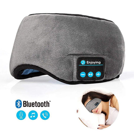 قناع للعين بسماعة بلوتوث للنوم Bluetooth Sleep  Headphones Eye Mask Bluetooth  Wireless Music Earphones