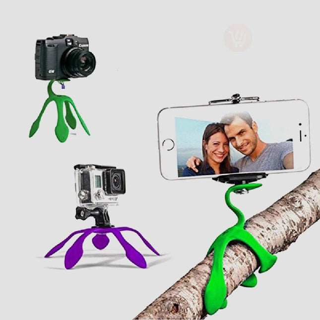 حامل الموبايل والكاميرا العنكبوتية