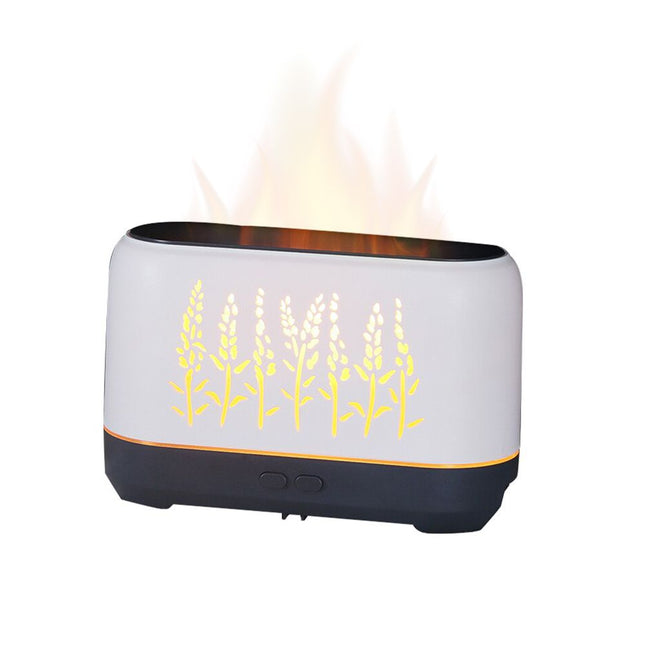 ملطف الجو بمعطر زيتي على شكل لهب Air freshener humidifier with remote control