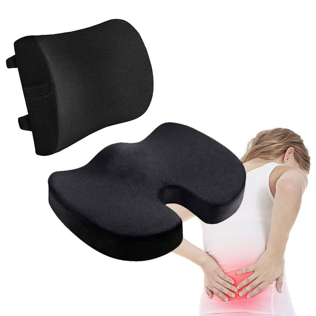 وسادة مقعد و وسادة ظهر لجلوس صحي SEAT AND BACK CUSHION FOR HEALTHY SITTING