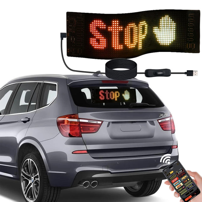 لوحة إضاءة ليد للسيارات مع تطبيق ذكي للتحكم Car LED Signage Smart APP Control