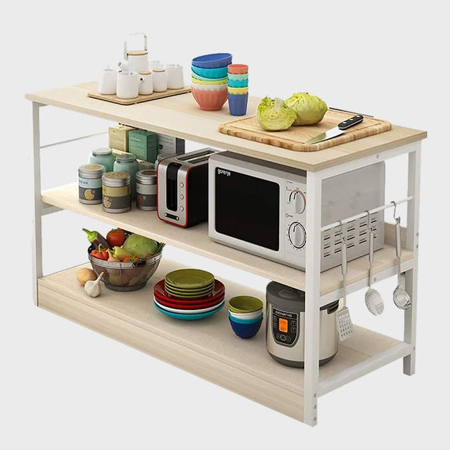 أرفف تخزين خشبية للمطبخ  Storage shelves for kitchen 3 tires